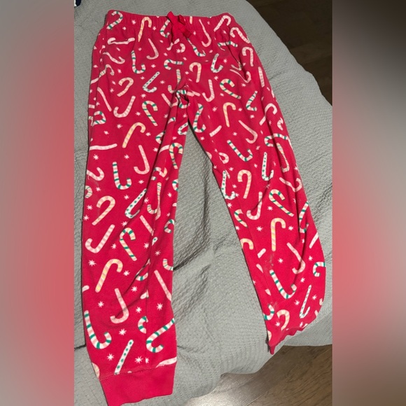 Old Navy Girls Christmas Themed(candy cane)Sleep Pants, size: 10-12 EUC - Picture 1 of 3